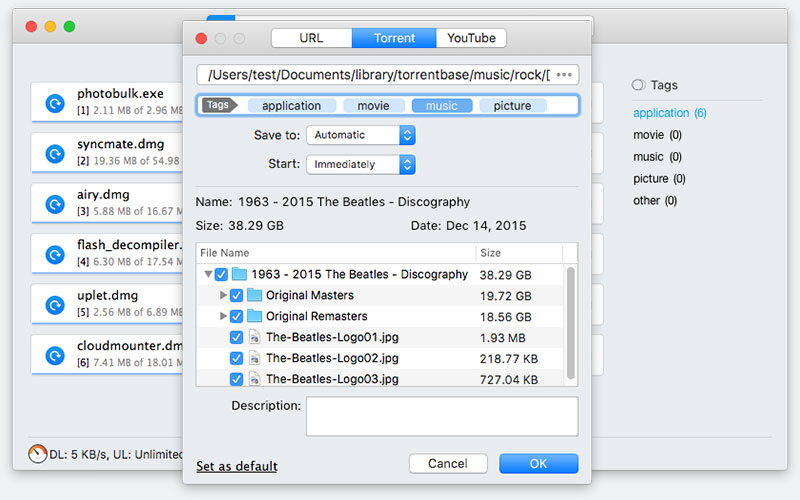 Utorrent bittorrent mainline for mac